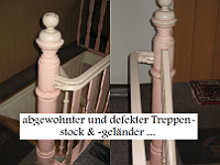 Renovierung Treppengeländer